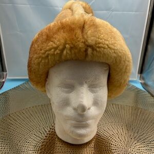 Handmade Sherpa Shearling trapper winter Men's Hat